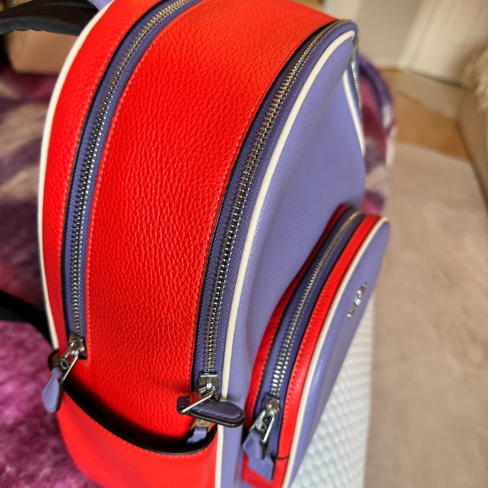 Coach Court Backpack In Colorblock - Picture 4 of 4